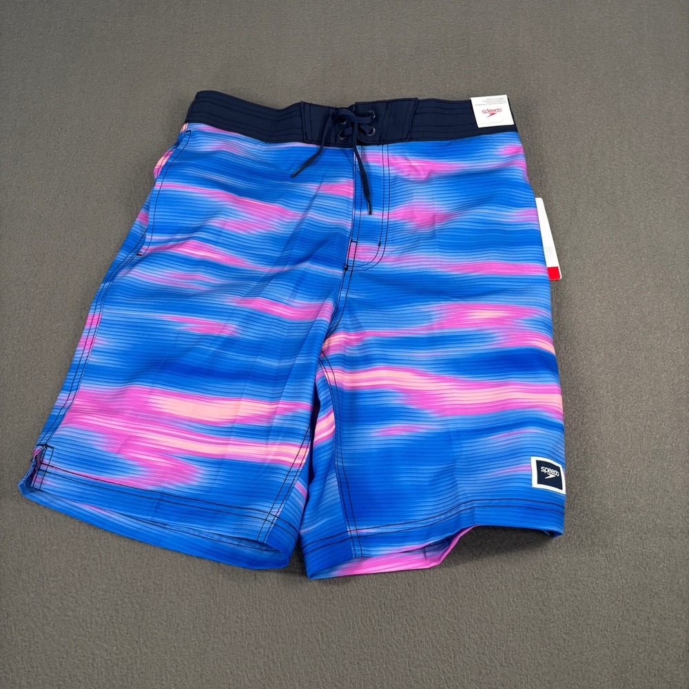 Speedo Neon Violet Ocean Swim Trunks Mens Size M 8004647013